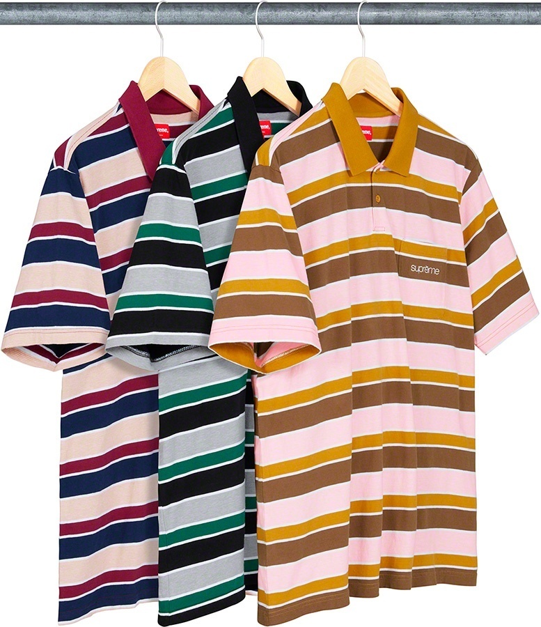 Classic Logo Stripe Polo